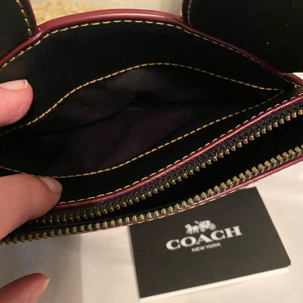 Coach X Disney Mickey Mouse Ears Wristlet - Picture 6 of 10